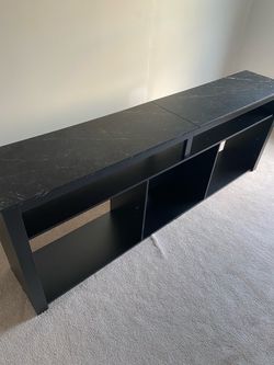 Modern Black Entertainment Stand