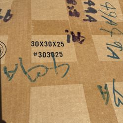 Oversize moving boxes $2  each