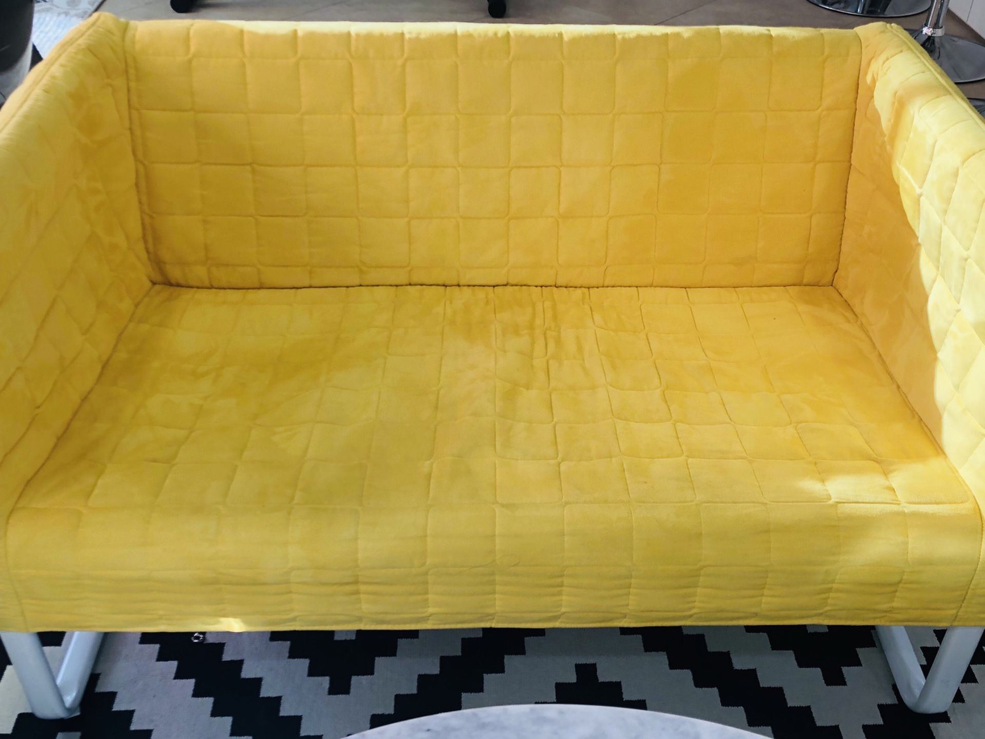 SMALL YELLOW SOFA / COUCH