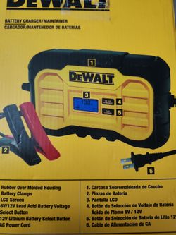 Professional 10 Amp Battery Charger, Battery Maintainer, Battery Trickle Charger