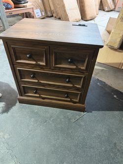 Nightstand with charging station