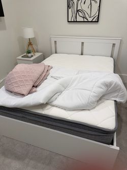 IKEA Songesand Bed White Full