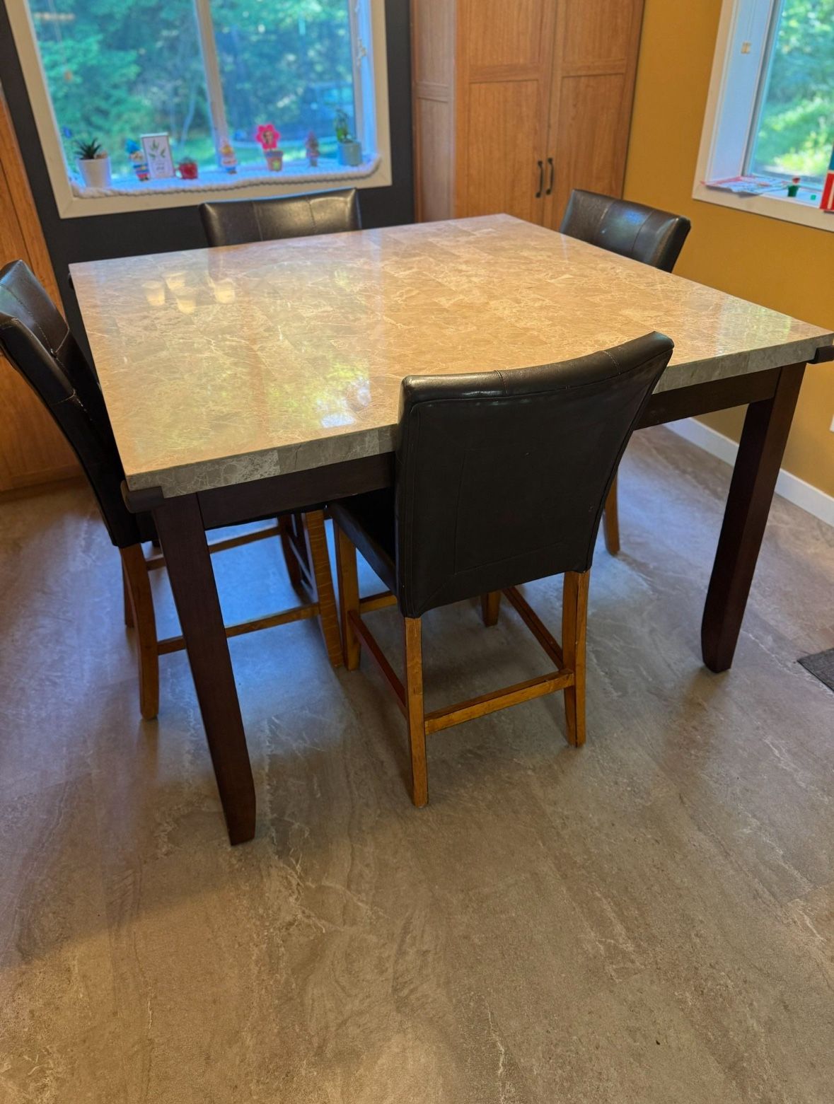 Solid Marble Dining Table