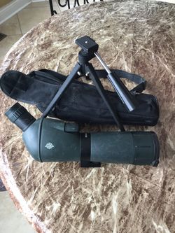 Guidesman 12-36 spotting scope with tripod and case