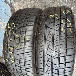 Set of 2 Nice Tires 245/55/18 ( We Install & Balance)