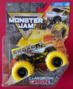 Monster Jam, "Classroom Crusher", Speed ShredTheme, Series 46, 1/64 scale, VHTF.