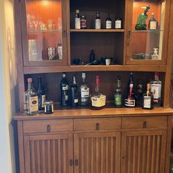 Sideboard Buffet Hutch Curio Cabinet Bureau Wine Cabinet