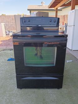 Whirlpool Black Electric Stove