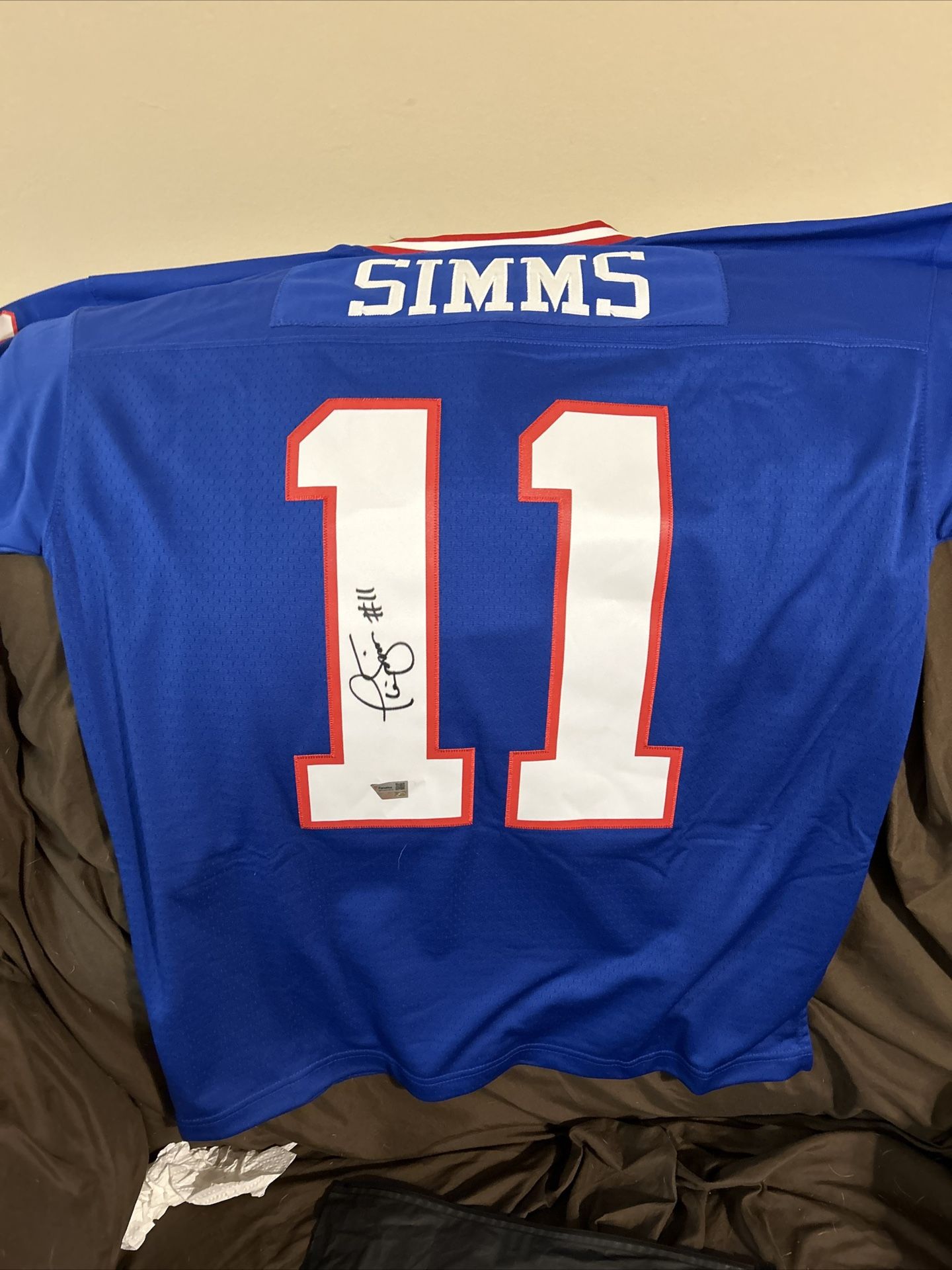 Phil Simms Throwback Signed Authentic Jersey