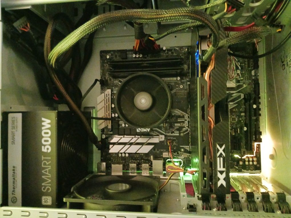 1080P Ultra Gaming PC AMD Ryzen 7 5800x 32 GB RAM 1 TB SSD ATI Radeon RX 580 8 GB DDR5 Graphics Wi-Fi Wireless Windows 11