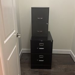 Two Filing Cabinets 