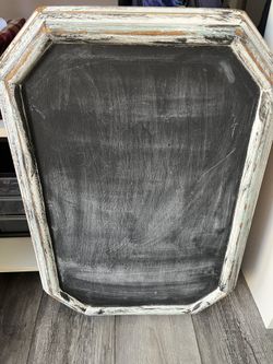 Antique Solid Wood Chalkboard 