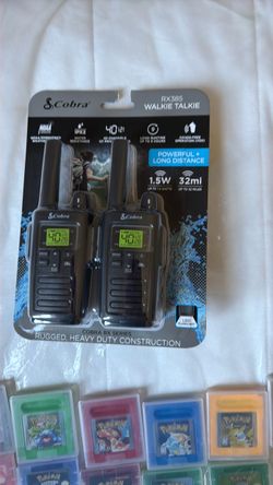 Cobra walkie talkies