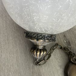 Vintage 1970s Hanging Light Fixture