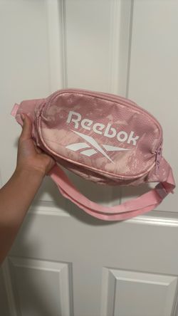 Pink Reebok frontal fanny pack