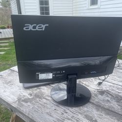 Acer Monitor, Stand and Keyboard