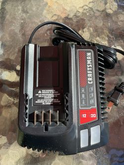 Craftsman 12/20 Volt Battery Charger, Never Used
