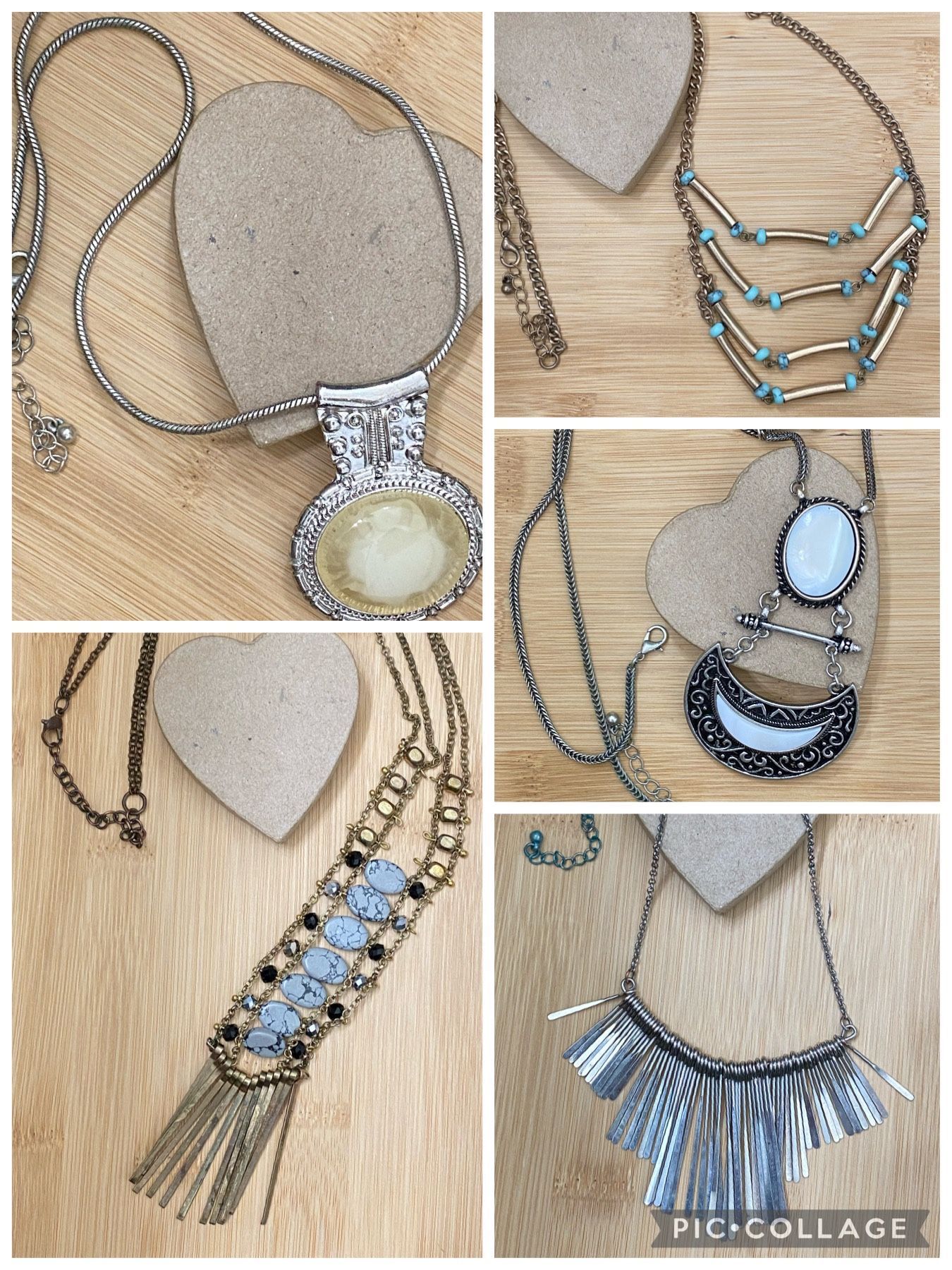 Jewelry Lot Of Necklaces, Bracelets, & Earrings