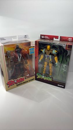 GUNSLINGER SPAWN MCFARLANE REAPER (2 figures)
