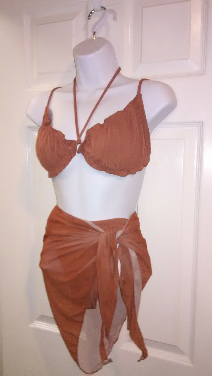 Bikini With Cover Up Size XL