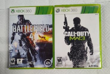 2- XBOX 360 GAMES

Call of Duty MW3 & BATTLEFIELD 4 ( DISC 2 ONLY)