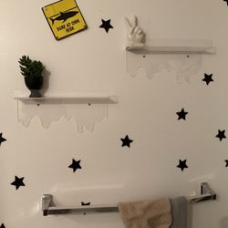 Clear Slime Shelves Set Of 2