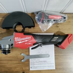 M18 Milwaukee FUEL 18-Volt Lithium-Ion Brushless Cordless 4-1/2 in./6 in. Braking Grinder with Paddle Switch (Tool-Only)