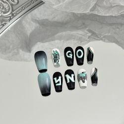 Handmade Press On Nails, Elements Of The New York Team, The Best Cheering Material