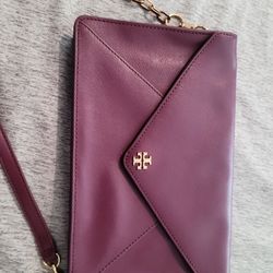 Maroon Tory Burch Bag