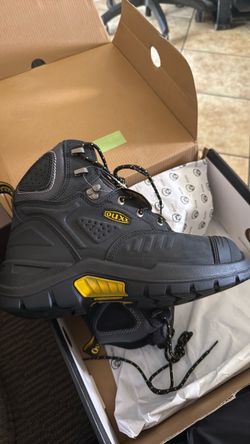 OUXX Black Work Boot Mid-Top