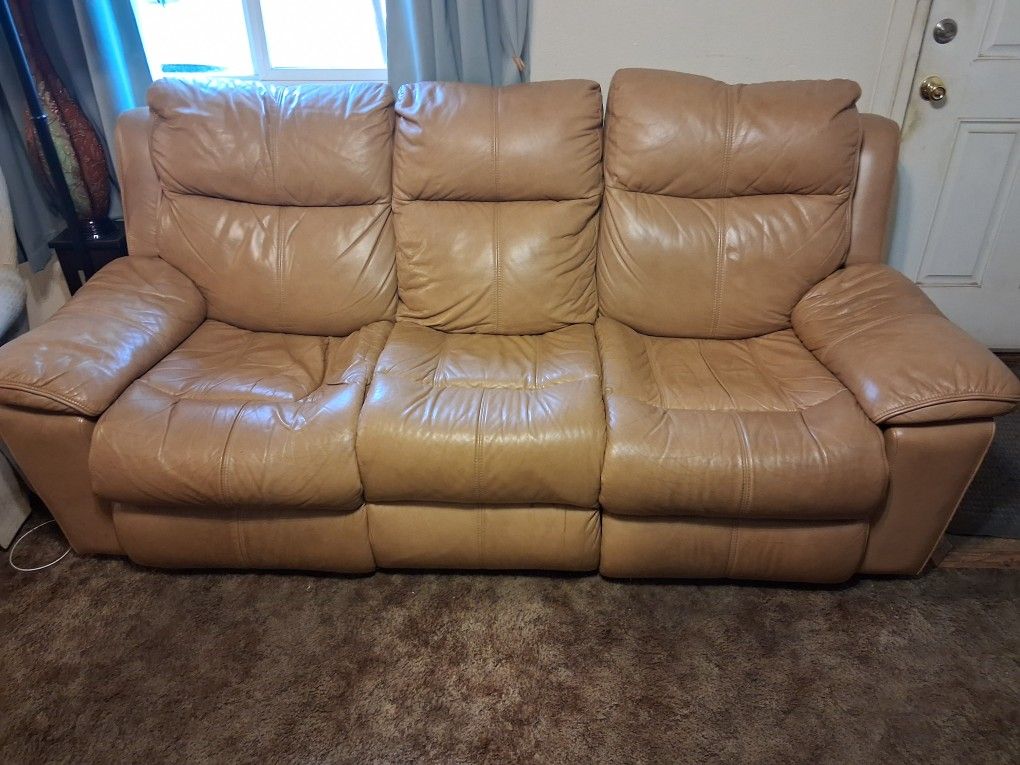 Leather Sofa