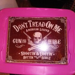 Don't Tread On Me Metal Tin Sign
