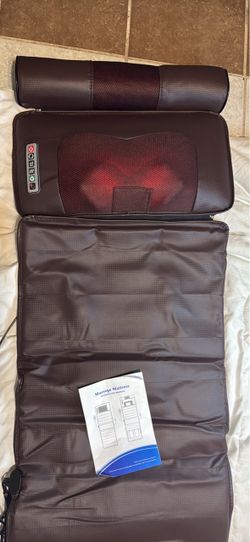Full Body Massage Mattress with Shiatsu Neck Massager