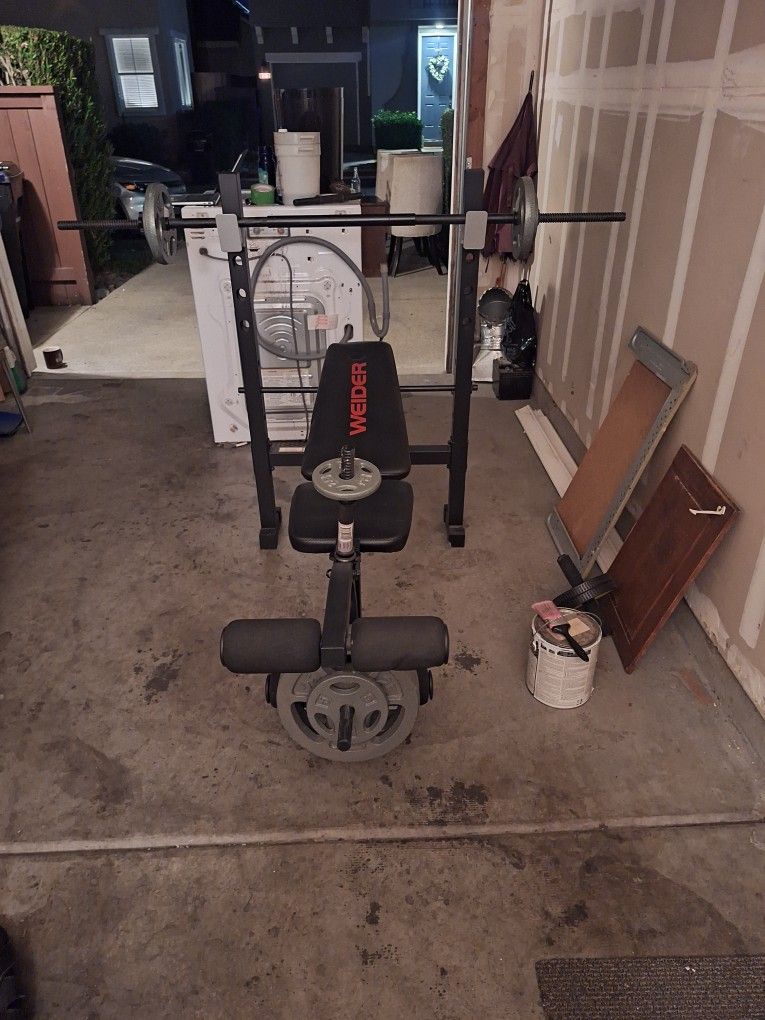 Bench Press,and Weights 