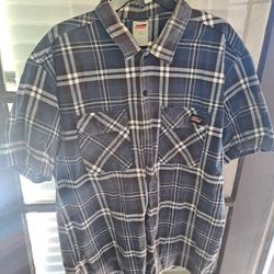 Mens Warm Short Sleeve Shirt