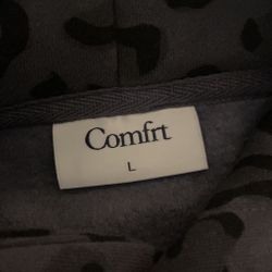 COMFRT panther print hoodie