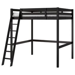 IKEA STORÅ Full Size Loft Bed With 6 Inch Memory Foam Mattress Included
