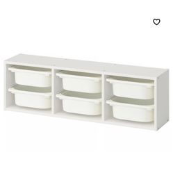 IKEA Storage With Bins 