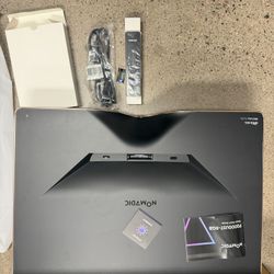 NOMVDIC P2000 Ultra Short Throw 4K Triple Laser Projector, 2500 ANSI Lumen, 50W Speaker, Dolby & DTS Support​, 3D, HDR10+, UST Projector Laser TV for 