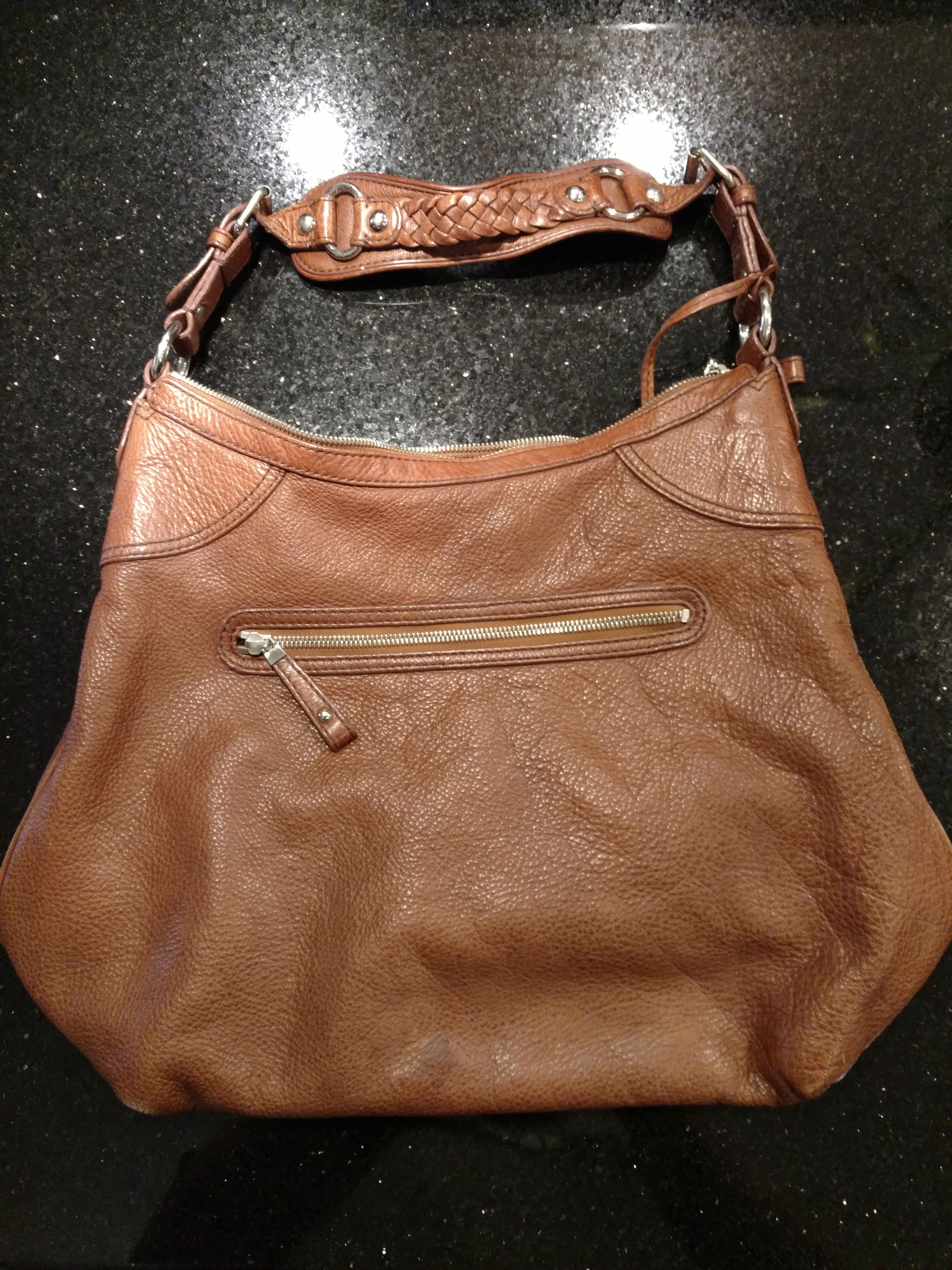 Banana Republic Brown Leather Hobo Shoulder Bag