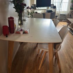Dining Table With 4 Chairs 
