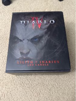 Diablo 4 Lilith and Inarius LED candle