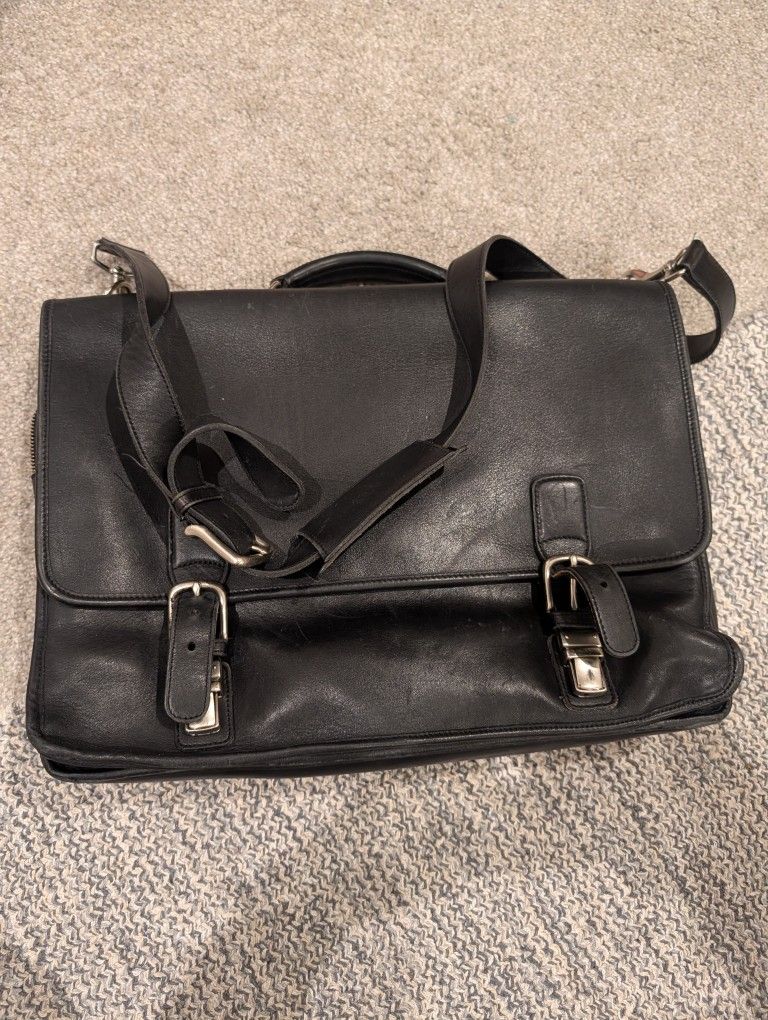 Coach Leather Laptop Bag