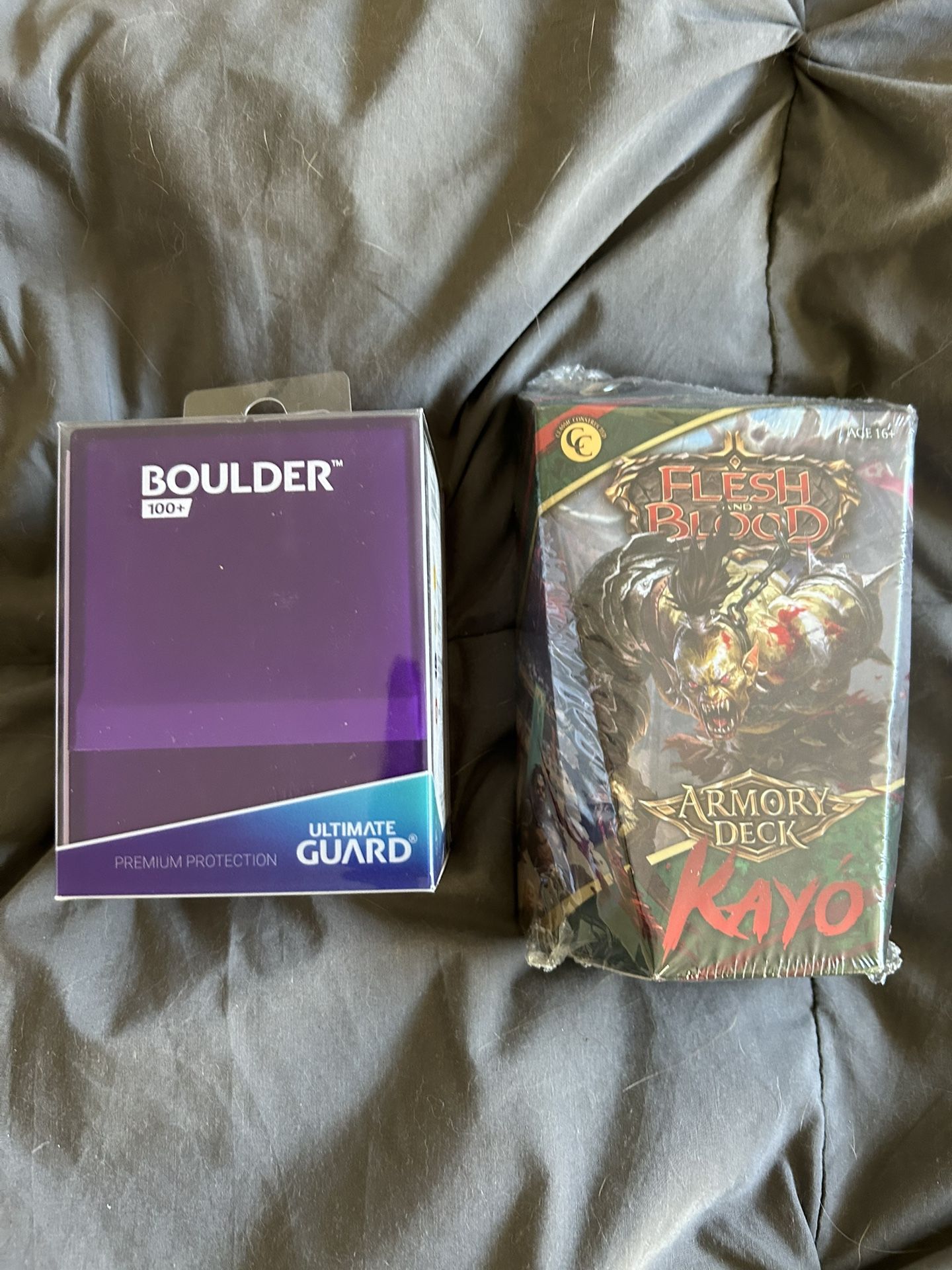 Flesh and Blood – Kayo Armory Deck (SEALED) + Ultimate Guard Boulder Case