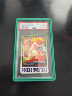 Cardass Charizard Prism PSA 8