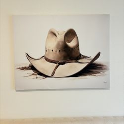Cowboy Hat Painting 
