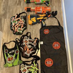 5 Nerf Dart Tag Guns