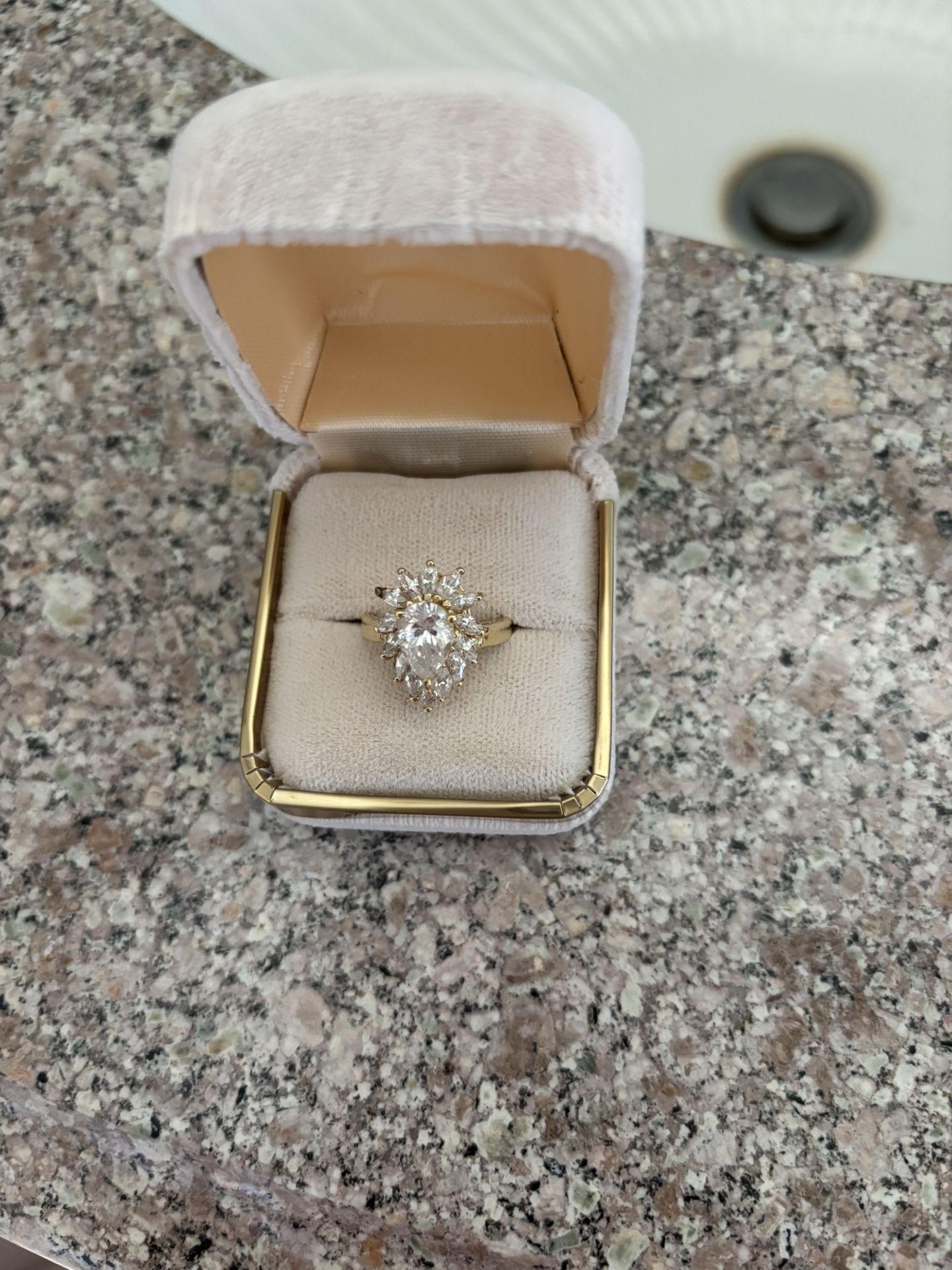 14k Gold Ring With CZ