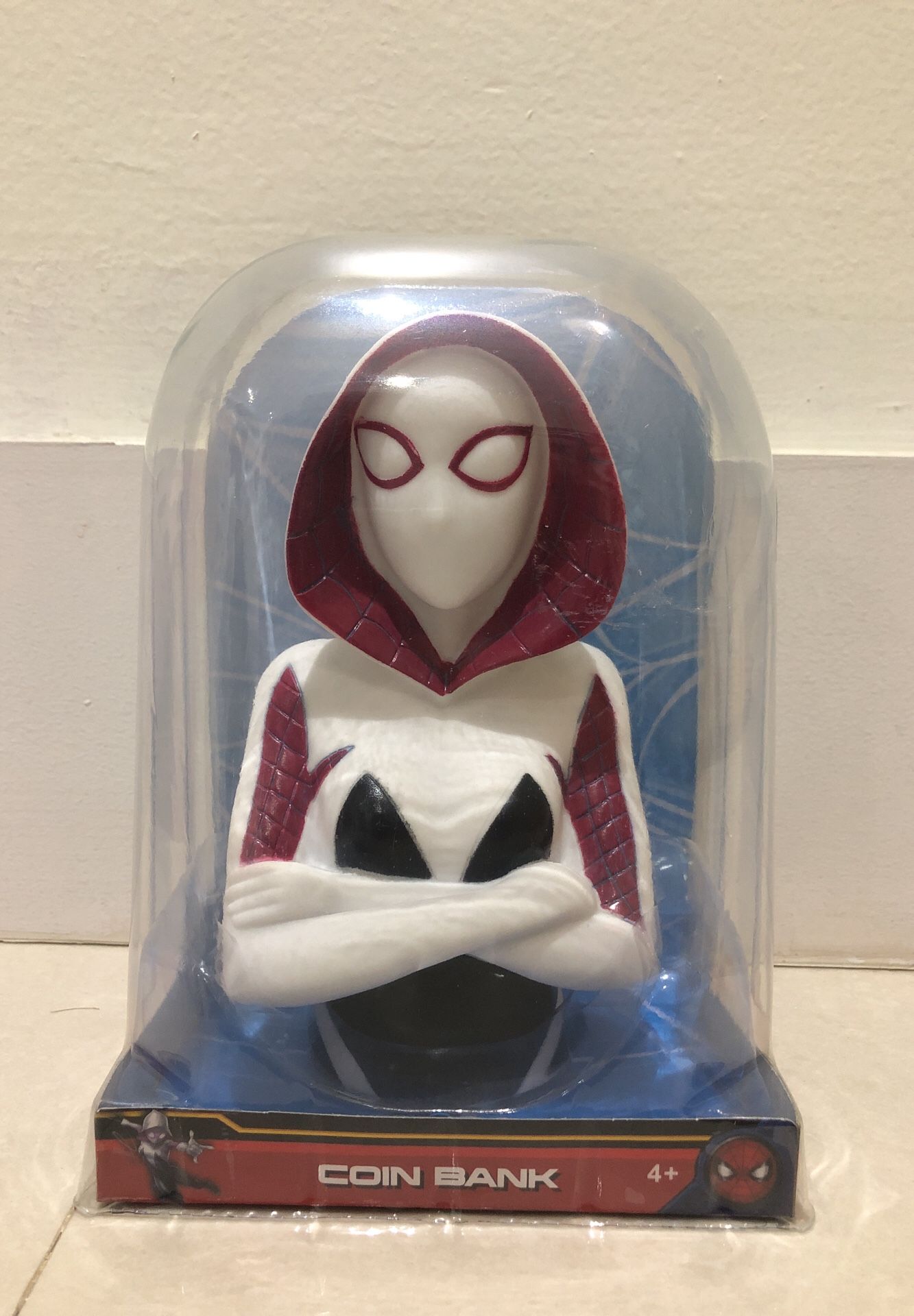 Marvel Spiderman girl coin bank