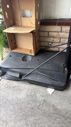 Black Basketball Hoop Stand